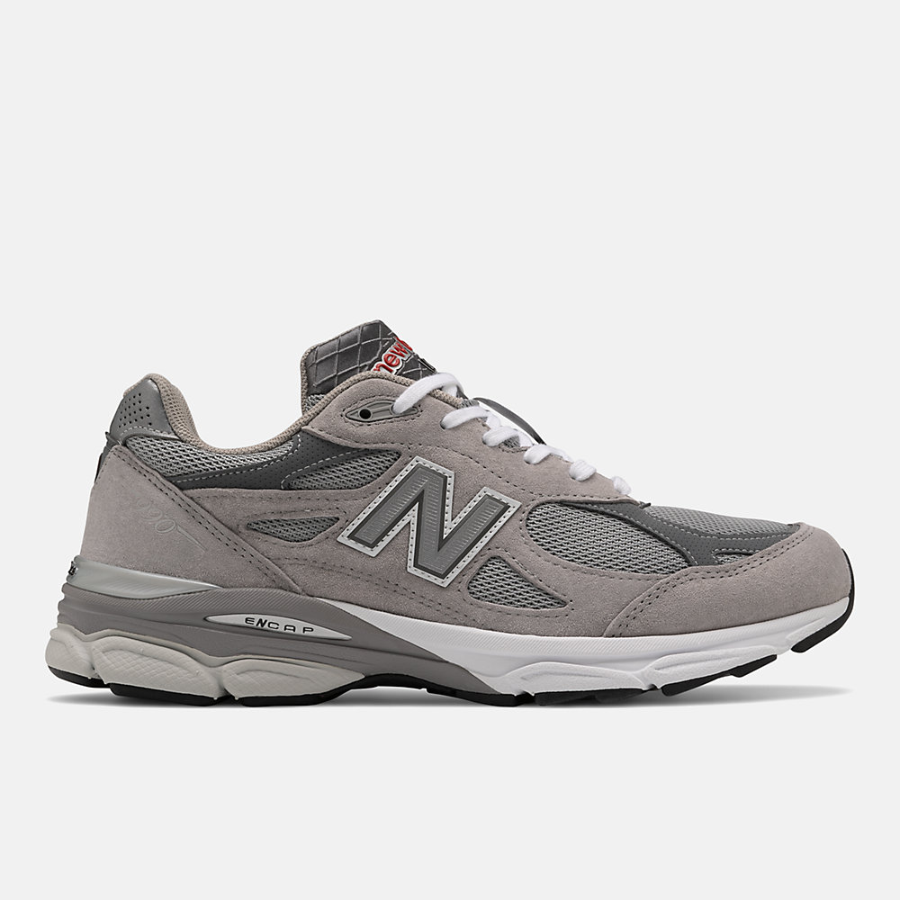 New Balance MADE in USA 990v3 Core Shoes Grey with White